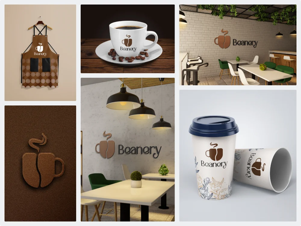 Beanery Coffee Shop Brand Design Portfolio