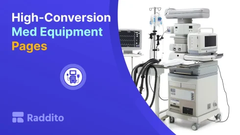 High-Conversion Med Equipment Pages